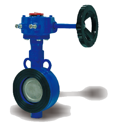 Gear Type Ductile Iron Eccentric Butterfly Valve