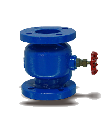 Cast iron silent check valve (drain type)