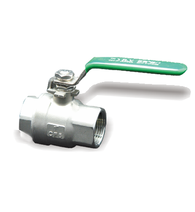 Stainless steel ball valve (two pieces)