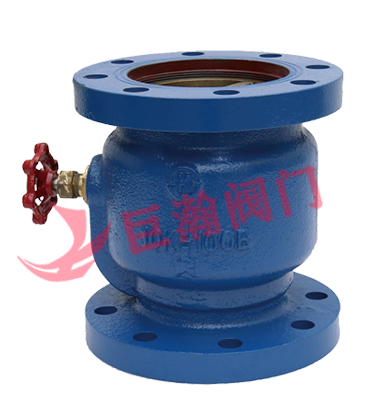 铸铁无声式止回阀(泄水型)